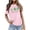 Pink, variant on Bibifish Womens Tshirts Simple Christmas Tree Print T Shirts Soft Smooth Crewneck Short-Sleeve Tshirts Summer Daily Holiday Party Trendy Tees