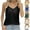 A-Bleu, variante sur Jinhomg Hauts à Paillettes pour Femmes Débardeur de Fête Scintillant Léger Confortable Sans Manches Col en V Mode 2025 Clubwear Soldes Aujourd'hui Beige P