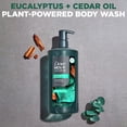 thumbnail image 2 of Dove Men+Care Moisturizing Body Wash for Men Eucalyptus + Cedar Oil Plant-Based Cleanser, 26 fl oz, 2 of 8