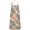 Pioneer Flower Floral-1, variant on Pioneer Flower Floral Print Pattern Cotton Linen Apron with Pockets, Waterproof Adjustable, 33x27 Inch for Kitchen, Gardening, BBQ, Salon