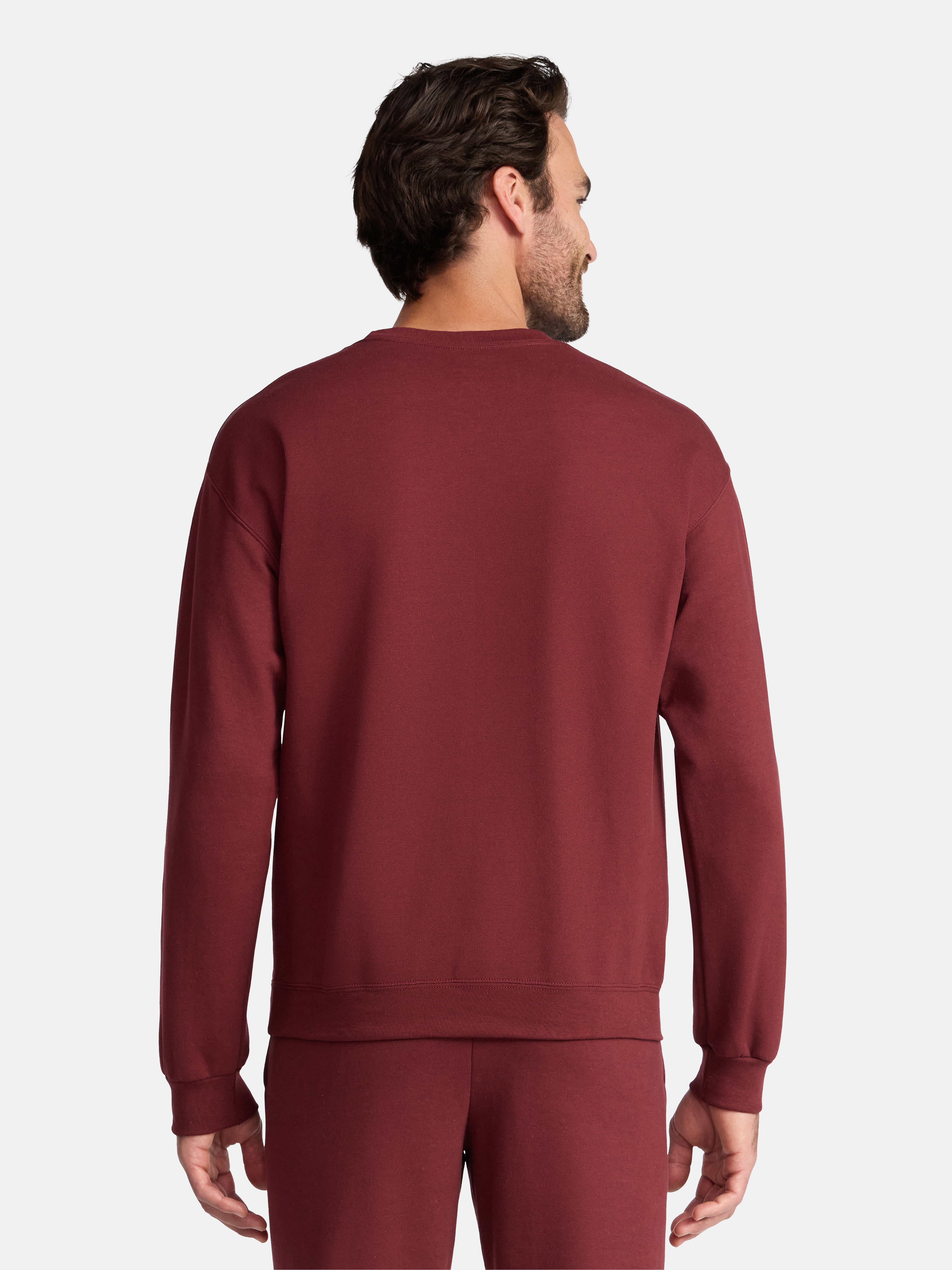 Athletic Works Men's and Big & Tall Men's Fleece Crewneck Sweatshirt, Sizes XS-5XLT