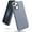 Lavender Gray, variant on Ringke Air-S Case Compatible with iPhone 12 Pro / 12, Silicone Flexible TPU Shockproof Matte Slim Phone Cover - Black