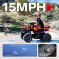 thumbnail image 6 of Electric 4 Wheeler,IVFJFV Dual Speed 10-15 MPH 4 Wheel with Parental Safety Key, 15 Miles Max Range,36V Ride on Car with Front & Rear Suspension & 10 Inch All-Terrain Wheels for Trail,, 6 of 8