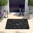thumbnail image 2 of Math Equations Geometric Shapes Flannel Non Slip Door Rugs,Washable Door Mats Indoor,Decorative Door Mats,Dirt-Resistant and Absorbent Doormat for Entrance,Bedroom,Kitchen,Bathroom,31.5"x17", 2 of 4