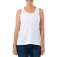 thumbnail image 4 of Time and Tru Women's Slub T-Shirts and Tank Top, 3-Pack, 4 of 16