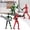 green red, variant on DUMMY 13 3D Printed Robot, Multi-Jointed Articulated Doll with Interchangeable Accessories for Desktop Decor, Collection and Holiday Gifts,2PCS