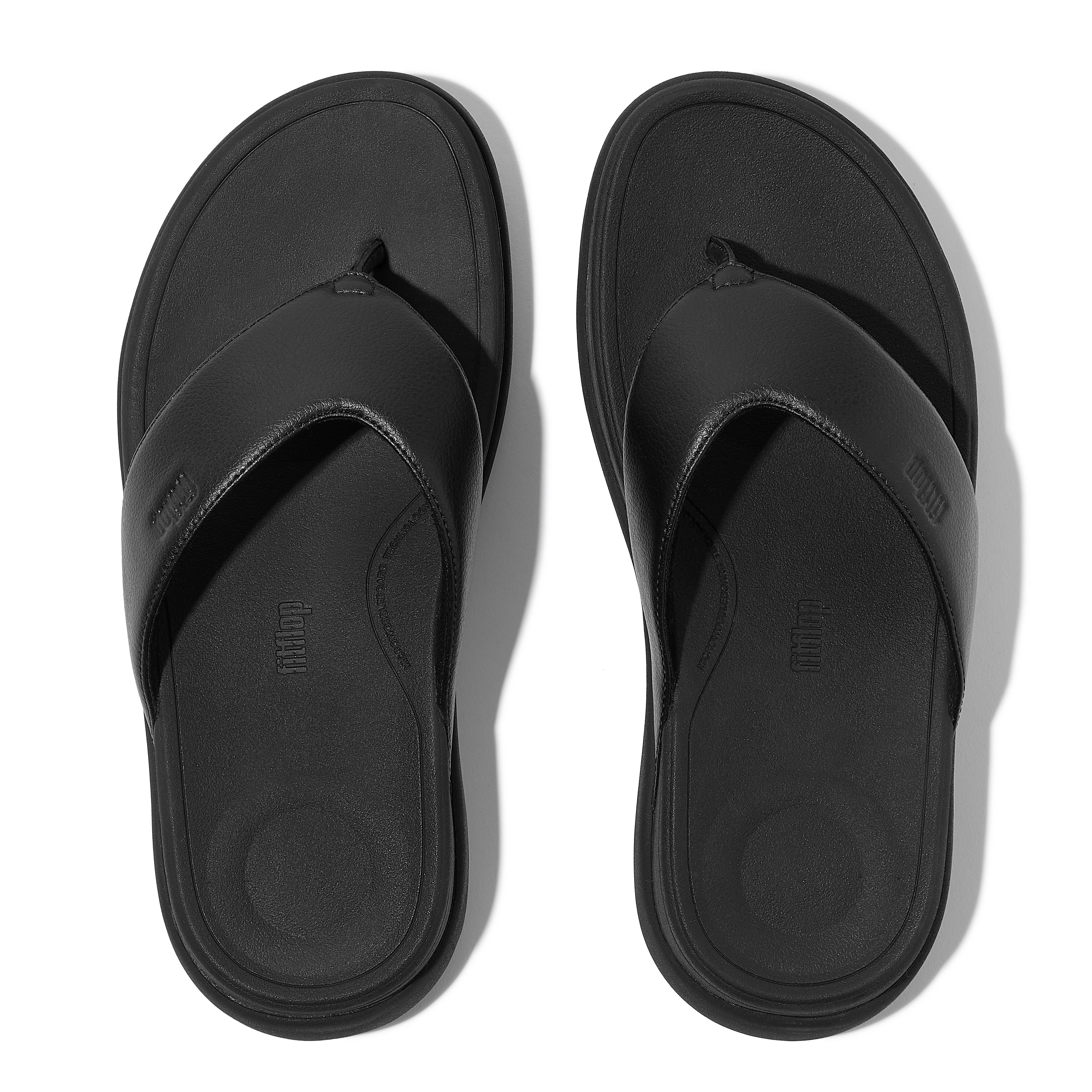 FitFlop Men's F-Mode Go Adjustable Toe Post Flip Flop Sandal