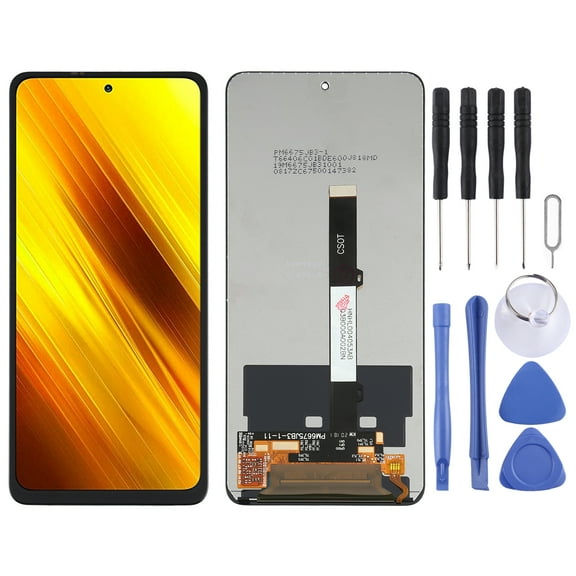 LCD Screen and Digitizer Full Assembly for Xiaomi Poco X3/Redmi Note 9 Pro 5G/Mi 10T Lite 5G