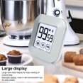 thumbnail image 3 of Matsuzay Temporizador digital LCD para cocinar Estudiar Hornear Control táctil Pantalla grande 99 minutos 59 segundos Cuenta regresiva Cronómetro Cocina y Comedor No.01 Matsuzay HA011335-01B, 3 of 6