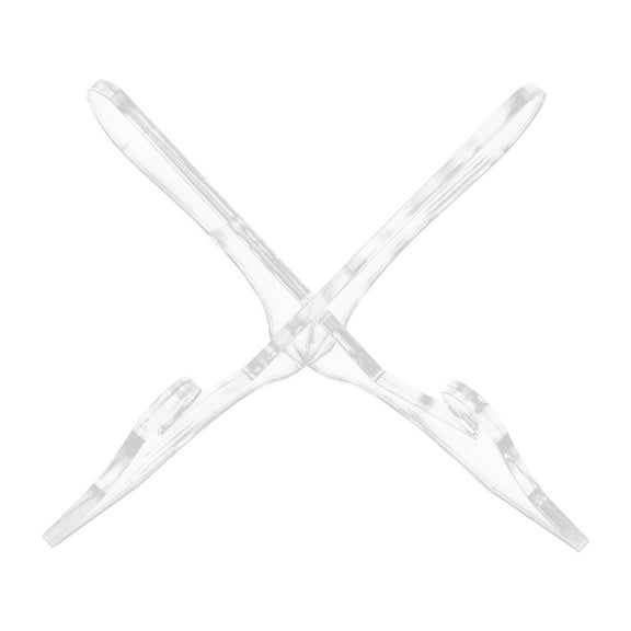 Acrylic Cookbook Stand for Kitchen Counter Transparent Practical Recipe Book Holder Storage Solution