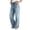 Light Blue women wide leg jeans a1, variant on Cagogo Women's Wide Leg High Waisted Jeans Denim Casual Loose Long Pants with Pockets Summer Vacation Beach Travel Trousers, Dark Blue L