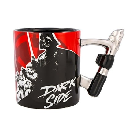Star Wars 895291 20 oz The Dark Side Mug with Lightsaber Handle