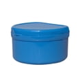 thumbnail image 2 of Portable Braces Cleaning Box, Denture Cleaner Container with Built-in Brush, Travel Teeth Case for Retainer and Aligner, Home and Hotel(Blue), 2 of 5
