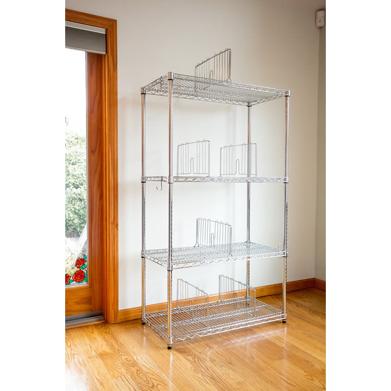 Double your space with wire shelves & dividers - I'm an Organizing