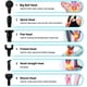 thumbnail image 2 of Pistola De Masaje, Masajeador De Percusión De Mano, Máquina Relajante Vibratoria Muscular Con 3 Velocidades Sweethay CE008989-02, 2 of 5