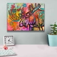 thumbnail image 4 of Epic Graffiti 'Bull Moose ' by Dean Russo, Canvas Wall Art, 16"x12", 4 of 8