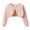 #1 Light Pink, variant on Ticikt Girls Cropped Knit Shrug Cardigan, Cotton Hollow‑Out Decorative Lightweight Bolero Jacket for Toddler Kids Spring Fall,Light Pink