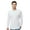 White, variant on Tultex Men's Poly-Rich Long Sleeve T-Shirt Crewneck Tees (Heather Grey, XS)