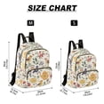 thumbnail image 2 of FORMRS Mini Backpack Purse for Women Travel Daypack Casual Shoulder Bag, Birds and Teapots, 2 of 7