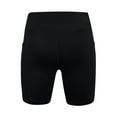 thumbnail image 5 of Girls Athletic Shorts Kids High Waisted Yoga Dance Biker Shorts Comfy Gymnastics Shorts with Pockets 4-15Y, 5 of 5