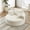 Beige, variant on Leumius 55'' Oversized Round Chaise Longue Chair,Upholstered Polyester Single Cloud Circle Sofa Chair with Deep Seat,Fluffy Modern Sleeper Sofa Bed for Reading,Living Room,Bedroom,