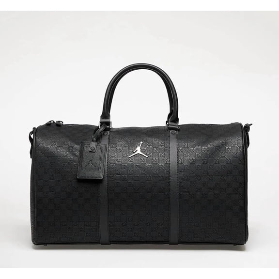Jordan Monogram Duffle Bag Travel Gym Weekender Bag Black