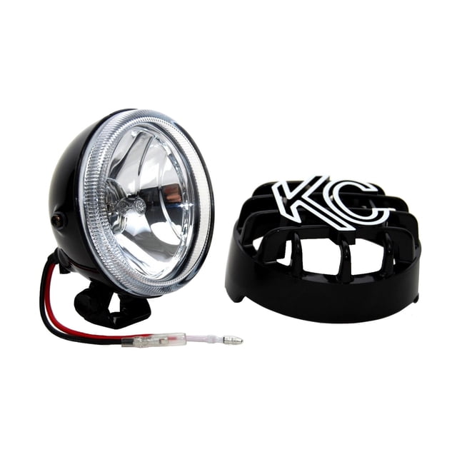 Luz de Conducción KC HiLiTES 1490 Rally 400 10 cm 55W Negra