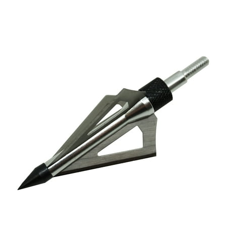 Safari Choice Archery 3 Fixed Blades Broadheads 100g 6pc pack (Silver)
