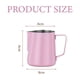 thumbnail image 5 of Jarra de café de acero inoxidable de diseño elegante, herramienta de precisión para café con leche para uso en el hogar y en cafeterías, mango ergonómico para mayor comodidad y agarre, capacidad de, 5 of 5