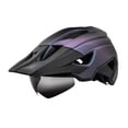 thumbnail image 3 of Casco de bicicleta de montaña, casco de patinaje para hombre, ajustable, resistente a los golpes. morado negro, 3 of 9