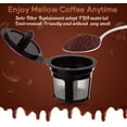 thumbnail image 4 of LAICAIW 4 Pack Reusable K Cups for Keurig, Refillable K CUPS Coffee Filters, Stainless Mesh Reusable Coffee Pods Compatible with Keurig 1.0 or 2.0 Keurig Coffee Maker, BPA Free, 4 of 6