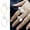Golden, variant on 2 Pcs Women Open Ring Faux Pearl Opening Adjustable Polished Lightweight Electroplated Prom Party Index Finger Ring Irregular Lady Jewelry