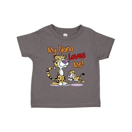 

Inktastic My Nana Loves Me Cat Gift Toddler Boy or Toddler Girl T-Shirt