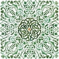 thumbnail image 2 of Borges, Victoria 12x12 White Modern Wood Framed Museum Art Print Titled - Celtic Knot II, 2 of 4