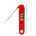 thumbnail image 5 of Unique Bargains Durable Digital Meat Thermometer for Home and Kitchen Red 6.1x1.5x0.9 In, 5 of 5