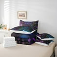 thumbnail image 5 of Math Equation King Comforter Set - 7 Pieces Reversible Comforters King Size Bed Set Bed in a Bag with Comforter,Mathematical Formula Sheets,Pillowcases & Shams,Science Students School Bedding Sets, 5 of 5