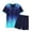 Navy, variant on Boys' Summer Short Sets, Breathable Running 2 Piece Athletic Outfit Sets Activewear Sky Blue,2-3 Years