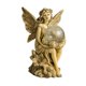 thumbnail image 5 of Lámpara solar, estatua de hada, figura de jardín, luz, regalo creativo de cumpleaños, hada niña Amarillo, 5 of 9