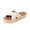 Beige, variant on Women's Cross Platform Wedge Sandals Open Toe Espadrille Heels Sandals for Casual Summer Slide Shoes, Yellow, 37