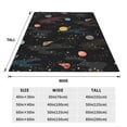 thumbnail image 2 of Yiaed Galaxy Pattern Fleece Throw Blanket,Fleece Throw Blankets for Couch & Bed All Season Use -40"x30", 2 of 5