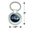 thumbnail image 2 of I've Got The Runs Running Runner Funny Classy Round Chrome Plated Metal Keychain, 2 of 8