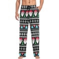 thumbnail image 3 of GZHJMY Christmas Santa Pajama Pants for Men, Lounge Pants Lightweight Men Pajama Bottoms with Drawstring Pockets, Christmas New Year Birthday Gifts, X-Large, 3 of 6