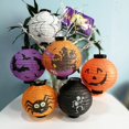 thumbnail image 4 of 1 linterna de papel decorativa de 20 cm para Halloween, con estampado de calabaza, fantasma, araña, murciélago, linterna colgante, accesorios de decoración divertidos para niños de Halloween, 4 of 5