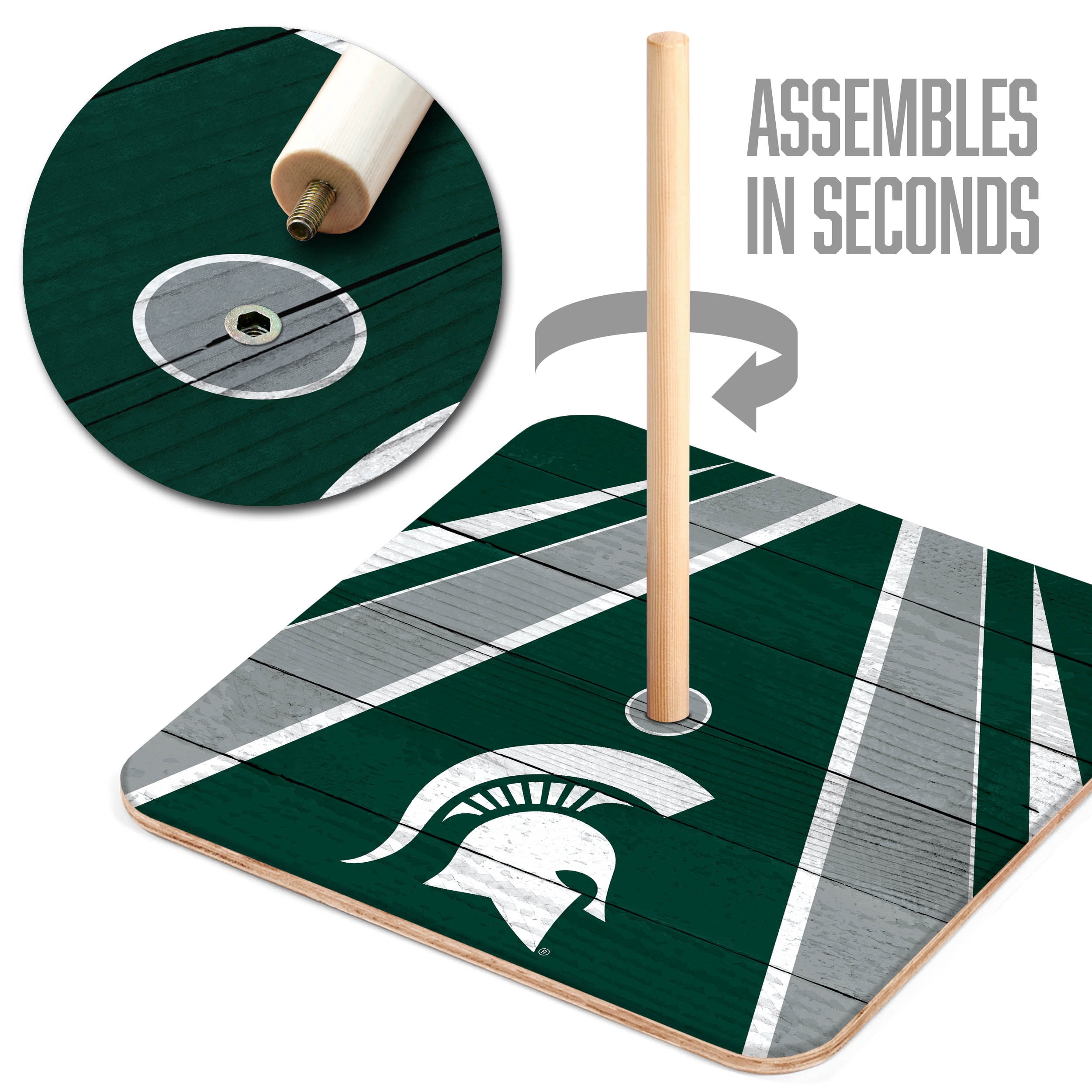 YouTheFan NCAA Michigan State Spartans HorseShoe Bags