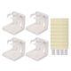 thumbnail image 1 of 4 Unidades Soporte Ajustable Portavasos Plegable Retráctil Vertical para Montaje en Pared Coche RV y Barco Bebidas(Blanco), 1 of 9