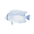 thumbnail image 3 of Vision Studio 18x13 Black Modern Framed Museum Art Print Titled - Blue And White Tropical Fish III, 3 of 5