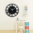 thumbnail image 4 of Reloj de pared KAIYANG vintage redondo con números romanos negro 30 cm, 4 of 5