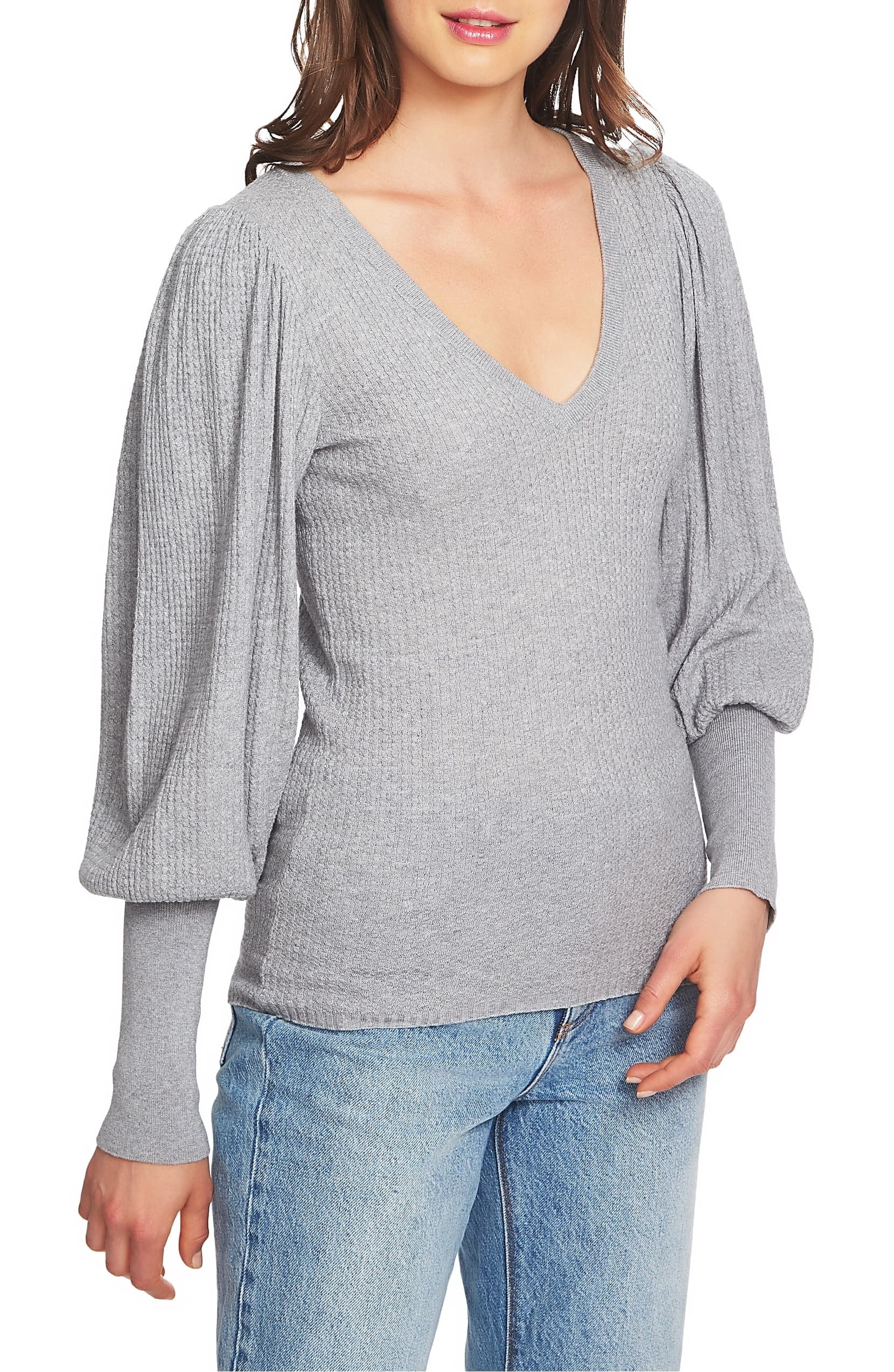 blouson sleeve sweater