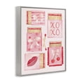thumbnail image 3 of Stupell Industries Pink Glam Matchbook Composition Gray Framed Giclee Art design by Nina Jacobs, 20 x 16, 3 of 8