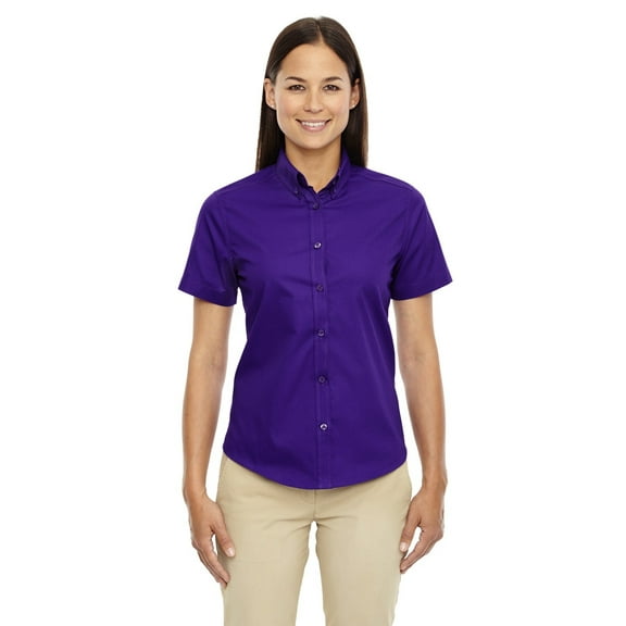 Ash City - Core 365 Ladies' Optimum Short-Sleeve Twill Shirt